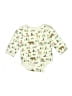 Hb 100% Cotton Print Green Long Sleeve Onesie 12-18 MO / 18 MO - photo 1