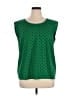 Merona 100% Polyester Green Sleeveless Blouse Size XXL - photo 1