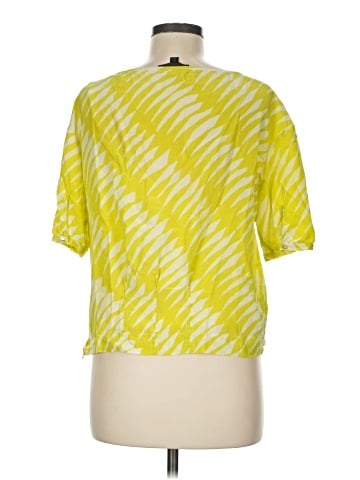 Classiques Entier Short Sleeve Silk Top (view 2)