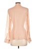 H&M 100% Polyester Pink Long Sleeve Blouse Size 10 - photo 2