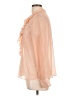 H&M 100% Polyester Pink Long Sleeve Blouse Size 10 - photo 5
