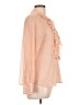 H&M 100% Polyester Pink Long Sleeve Blouse Size 10 - photo 4