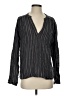 Splendid Gray Long Sleeve Blouse Size S - photo 1
