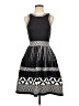 Maje 100% Polyester Graphic Black Cocktail Dress Size Sm (1) - photo 1