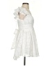 Selfie Leslie 100% Polyester White Cocktail Dress Size S - photo 4
