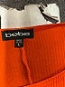 Bebe Solid Orange Casual Dress Size L - photo 7