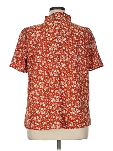 Shein Curve Short Sleeve Blouse (view 2)