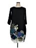 Apt. 9 Graphic Black Cocktail Dress Size XL - photo 1