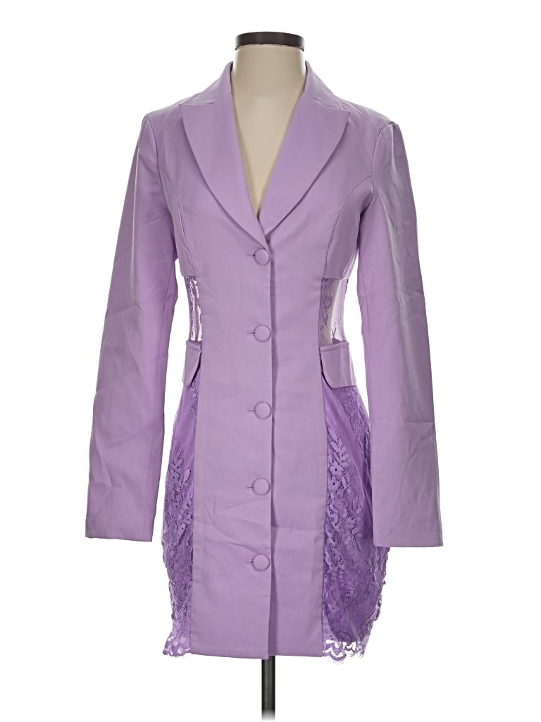 Missguided Coat In Purple