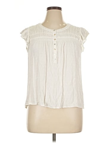 Rose + Olive Sleeveless Blouse (view 1)