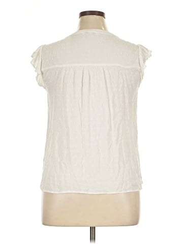 Rose + Olive Sleeveless Blouse (view 2)