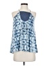 One September Blue Sleeveless Blouse Size XS - photo 1