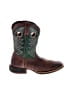 Durango 100% Leather Green Boots Size 3 1/2 (youth) - photo 1