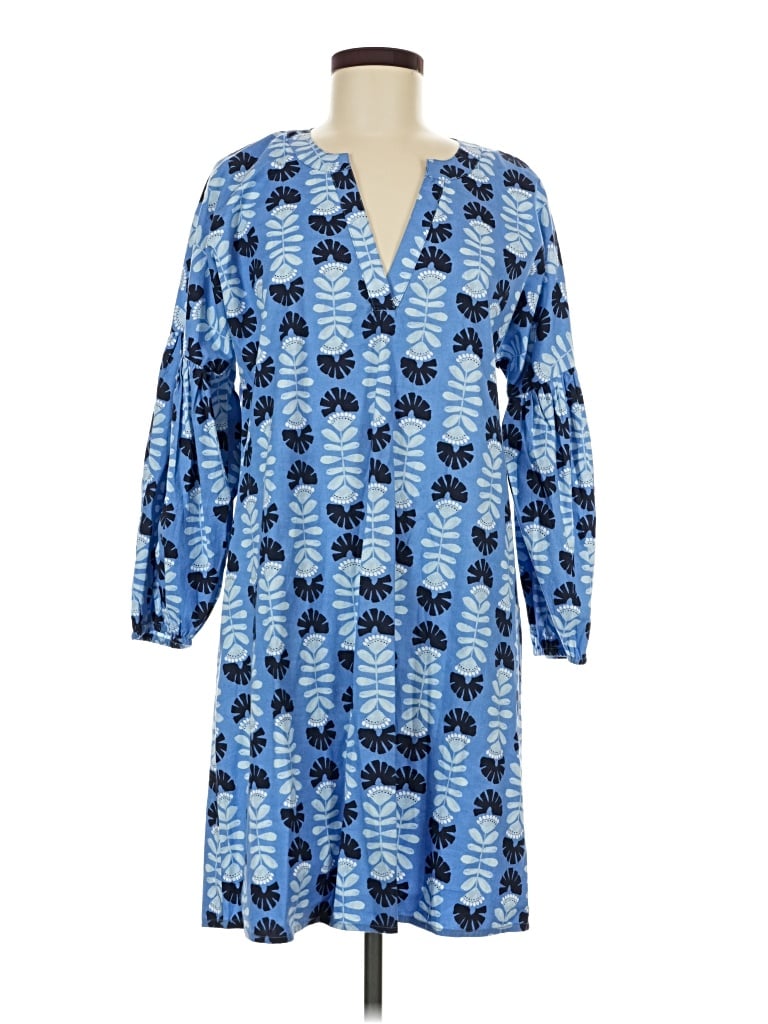 Pre-owned Mud Pie Casual Dress In Blue