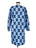 Mud Pie 100% Cotton Print Blue Casual Dress Size M - photo 2