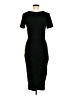 Unique Vintage Solid Black Cocktail Dress Size 6 - photo 2