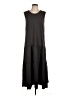 Dylan Solid Black Casual Dress Size L - photo 1