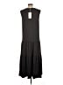 Dylan Solid Black Casual Dress Size L - photo 2