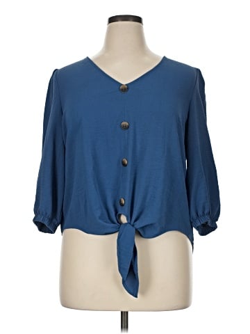Olivia & Martin 3/4 Sleeve Blouse (view 1)