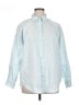 32 Degrees 100% Cotton Blue 3/4 Sleeve Button-Down Shirt Size XL - photo 1