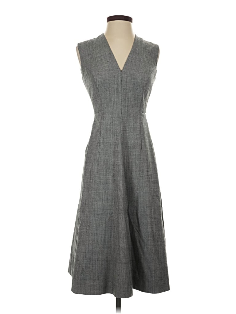 Pre-owned Mm. Lafleur Casual Dress In Gray