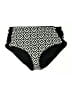 Bongo Argyle Black Swimsuit Bottoms Size L - photo 1