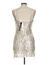 Trixxi Silver Sleeveless Top Size L - photo 2