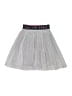 Billie Blush Solid Silver Skirt Size 6 - photo 2
