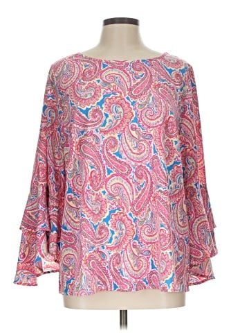 Belle By Kim Gravel Long Sleeve Blouse (view 1)