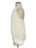 Silvergate 100% Polyester Solid Ivory Tank Top Size S - photo 5
