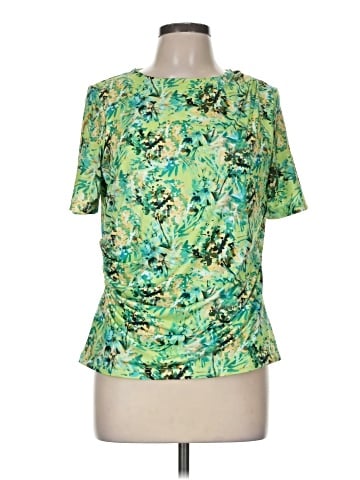 Mark + James by Badgley Mischka Short Sleeve Blouse (view 1)