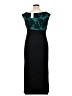 Connected Apparel 100% Polyester Teal Cocktail Dress Size 14 (petite) - photo 2