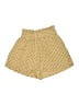 Mable 100% Cotton Polka Dots Yellow Shorts Size M - photo 1