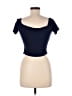 OThread & Co Blue Short Sleeve Top Size M - photo 2