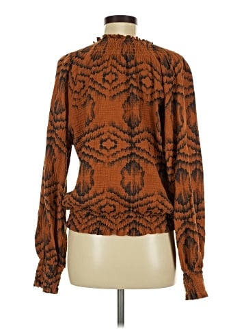 Porridge Long Sleeve Blouse (view 2)
