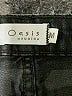 oasis Black Denim Shorts Size M - photo 3
