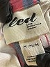 LED Luxe Essentials Denim 100% Rayon Pink 3/4 Sleeve Blouse Size M - photo 6