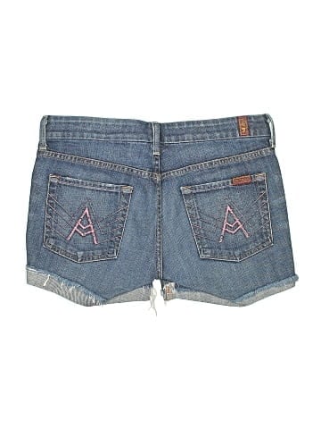 7 For All Mankind Denim Shorts (view 2)