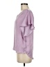 Naked Zebra 100% Polyester Purple Short Sleeve Blouse Size M - photo 5