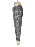 Basic Editions Animal Print Silver Casual Pants Size 8 - photo 5