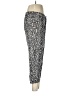 Basic Editions Animal Print Silver Casual Pants Size 8 - photo 4