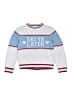 Old Navy Color Block White Pullover Sweater Size 10 - 12 - photo 1