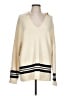 Rag & Bone Stripes Ivory Pullover Sweater Size L - photo 1