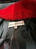 Sebby Collection 100% Polyester Red Coat Size S - photo 6