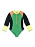 Stella McCartney Color Block Green Wetsuit Size 6 - photo 1