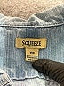Squeeze 100% Cotton Blue Denim Jacket Size 8 - photo 3