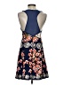 Grifflin 100% Polyester Graphic Blue Casual Dress Size S - photo 2