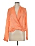 Lovers + Friends 100% Polyester Orange Long Sleeve Blouse Size M - photo 1