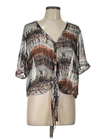 Fire Los Angeles Short Sleeve Blouse (view 1)