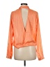 Lovers + Friends 100% Polyester Orange Long Sleeve Blouse Size M - photo 2